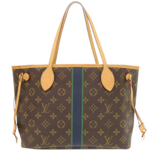 ルイ ヴィトン ネヴァーフルPM ポーチ付 モンモノグラム グリーン トートバッグ LV 0934【中古】LOUIS VUITTON