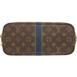 ルイ ヴィトン ネヴァーフルPM ポーチ付 モンモノグラム グリーン トートバッグ LV 0934【中古】LOUIS VUITTON