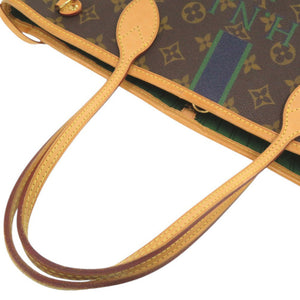 ルイ ヴィトン ネヴァーフルPM ポーチ付 モンモノグラム グリーン トートバッグ LV 0934【中古】LOUIS VUITTON