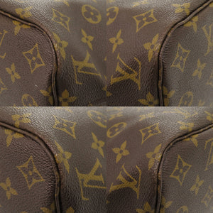 ルイ ヴィトン ネヴァーフルPM ポーチ付 モンモノグラム グリーン トートバッグ LV 0934【中古】LOUIS VUITTON