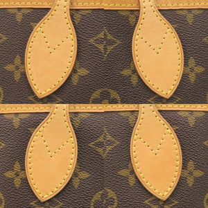 ルイ ヴィトン ネヴァーフルPM ポーチ付 モンモノグラム グリーン トートバッグ LV 0934【中古】LOUIS VUITTON