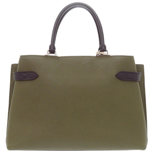 美品 ルイ ヴィトン ロックミーデー M55325 レザー カーキ/ブラック ハンドバッグ LV 0935【中古】LOUIS VUITTON