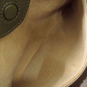 美品 ルイ ヴィトン ロックミーデー M55325 レザー カーキ/ブラック ハンドバッグ LV 0935【中古】LOUIS VUITTON