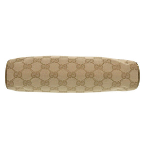 グッチ アクセサリーポーチ 145750 GGキャンバス ベージュ ハンドバッグ 0941【中古】GUCCI