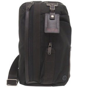 美品 トゥミ ブラック ショルダーバッグ ボディバッグ 黒 0949【中古】TUMI メンズ