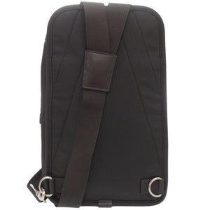 美品 トゥミ ブラック ショルダーバッグ ボディバッグ 黒 0949【中古】TUMI メンズ
