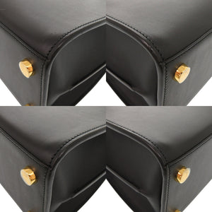 ルイ ヴィトン ネオスティーマーPM オートマロキヌリ レザー ブラック ハンドバッグ 黒 LV 0951【中古】LOUIS VUITTON