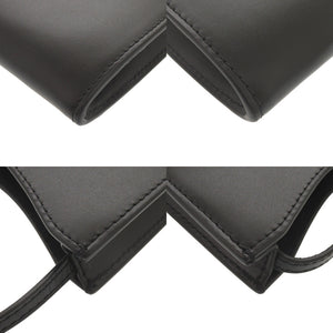 新品同様 アーペーセー neck pouch jamie レザー ブラック ショルダーバッグ 黒 0966【中古】A.P.C.