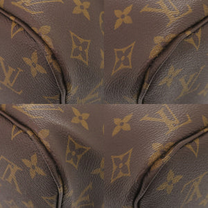 未使用 ルイ ヴィトン 現行品 ネヴァーフルMM モノグラム M46975 IC ブラウン トートバッグ LV 0975【中古】LOUIS VUITTON