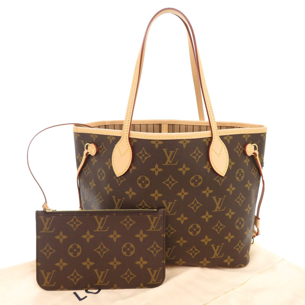 未使用品 ルイ ヴィトン 現行品 ネヴァーフルPM モノグラム M46979 ICチップ ブラウン トートバッグ LV 0976【中古】LOUIS VUITTON