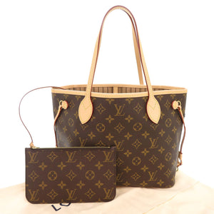 未使用品 ルイ ヴィトン 現行品 ネヴァーフルPM モノグラム M46979 ICチップ ブラウン トートバッグ LV 0976【中古】LOUIS VUITTON
