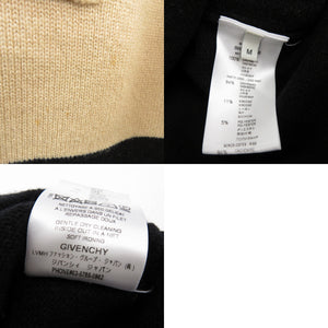 ジバンシィ 4Gロゴ クルーネック セーター ニット カシミヤ ベージュ 0995【中古】GIVENCHY