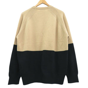 ジバンシィ 4Gロゴ クルーネック セーター ニット カシミヤ ベージュ 0995【中古】GIVENCHY