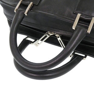 美品 ロエベ アマソナ28 レザー ブラック ハンドバッグ 黒 1013【中古】LOEWE