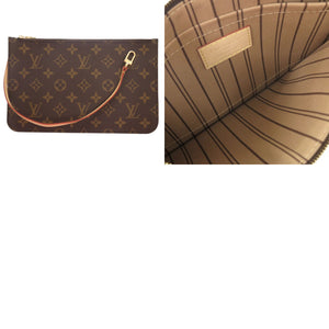 未使用品 ルイ ヴィトン 現行品 ネヴァーフルMM モノグラム M46975 IC ブラウン トートバッグ LV 1030【中古】LOUIS VUITTON