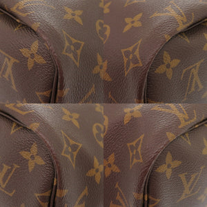 未使用品 ルイ ヴィトン 現行品 ネヴァーフルMM モノグラム M46975 IC ブラウン トートバッグ LV 1030【中古】LOUIS VUITTON