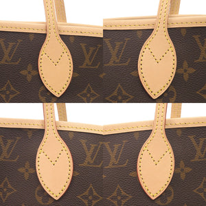 未使用品 ルイ ヴィトン 現行品 ネヴァーフルMM モノグラム M46975 IC ブラウン トートバッグ LV 1030【中古】LOUIS VUITTON