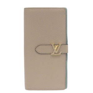 ルイ ヴィトン LV ヴェルティカル ウォレット M81367 トリヨンレザー ガレ 長財布 ベージュ LV 1039【中古】LOUIS VUITTON