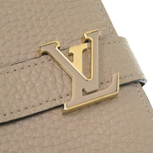 ルイ ヴィトン LV ヴェルティカル ウォレット M81367 トリヨンレザー ガレ 長財布 ベージュ LV 1039【中古】LOUIS VUITTON