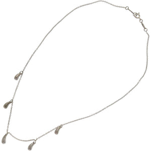 美品 ティファニー エルサペレッティ 5P ティアドロップ シルバー925 シルバー ネックレス 1044【中古】TIFFANY&Co.