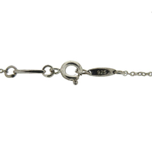 美品 ティファニー エルサペレッティ 5P ティアドロップ シルバー925 シルバー ネックレス 1044【中古】TIFFANY&Co.