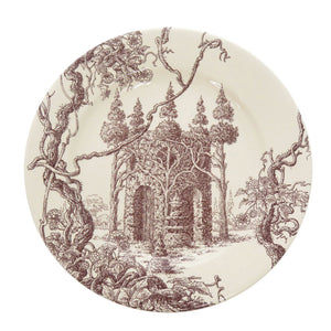 新品同様 エルメス デザートプレート Les Maisons Enchantees メゾンアンシャンテ 5 6 アイボリー 食器 2枚セット 1049【中古】HERMES