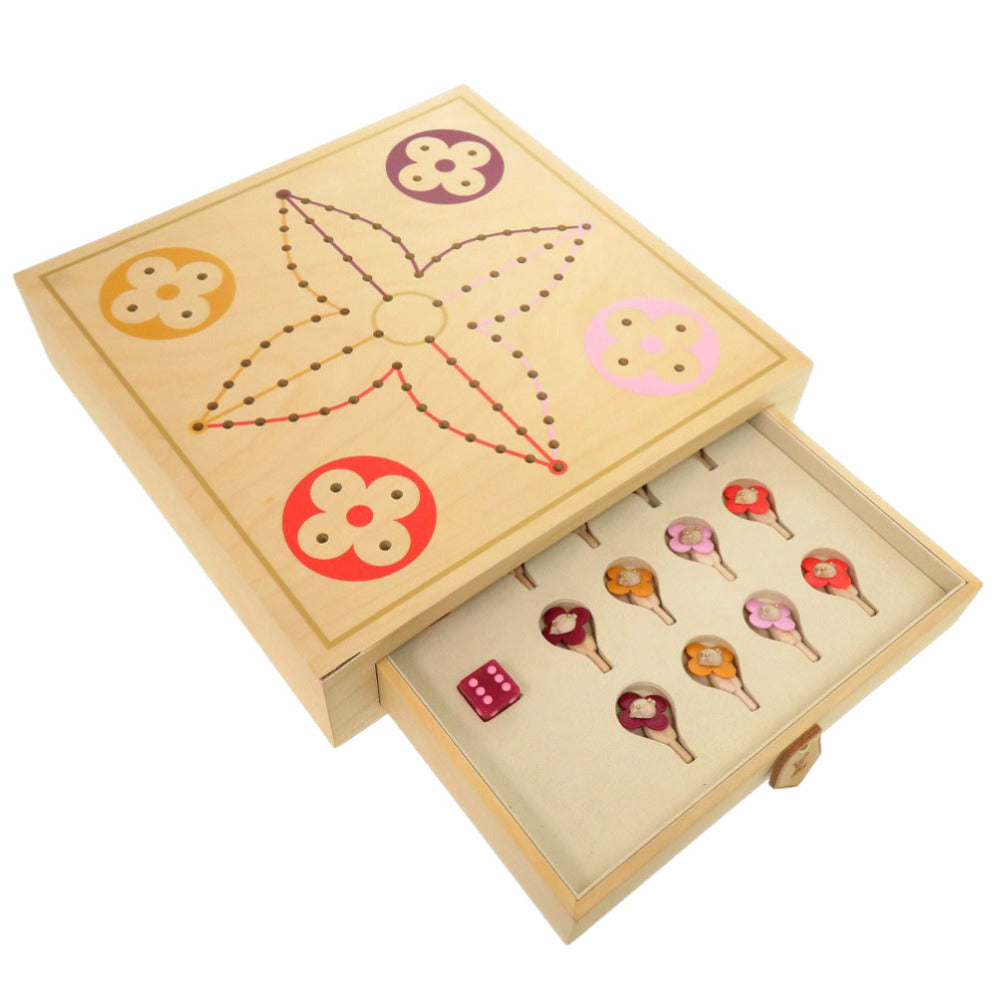 美品 ルイ ヴィトン ヴィヴィアンヌ ボードゲーム Vivienne Pegboard Game ウッド ベージュ LV 1050【中古】LOUIS VUITTON