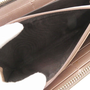 グッチ マイクログッチシマ 308260 エナメル ピンク 長財布 1052【中古】GUCCI