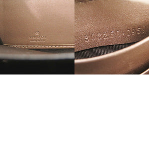 グッチ マイクログッチシマ 308260 エナメル ピンク 長財布 1052【中古】GUCCI