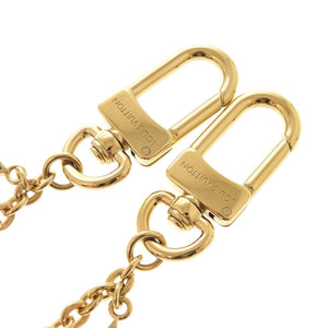 美品 ルイ ヴィトン バッグチャーム チェーン スプリング ストリート M01188 メタル ゴールド キーホルダー LV 1054【中古】LOUIS VUITTON