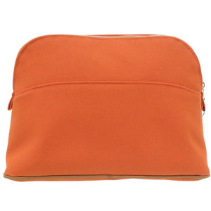 未使用 エルメス ボリードポーチ 25 MM コットン オレンジ ポーチ 1060【中古】HERMES