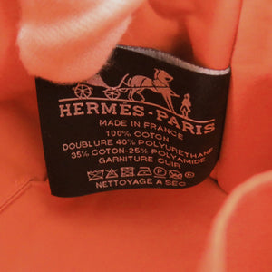未使用 エルメス ボリードポーチ 25 MM コットン オレンジ ポーチ 1060【中古】HERMES