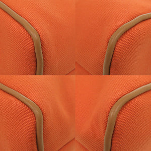 未使用 エルメス ボリードポーチ 25 MM コットン オレンジ ポーチ 1060【中古】HERMES