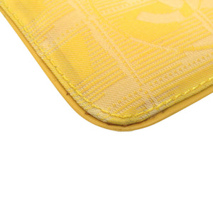 シャネル キーリング付き ココマーク ニュートラベルライン PVC レザー イエロー 黄 コインケース 1065【中古】CHANEL