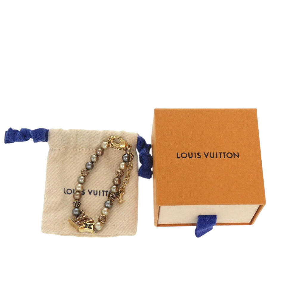 美品 ルイ ヴィトン ダンディ M03055 メタル ゴールド ブレスレット LV 1067【中古】LOUIS VUITTON