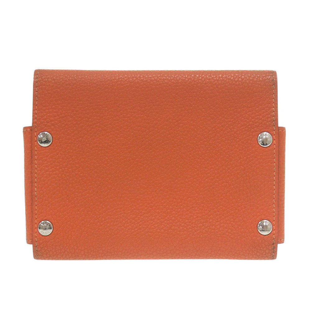 エルメス トランプケース エテュイカルトGM トリヨンクレマンス オレンジ □F刻印 1069【中古】HERMES