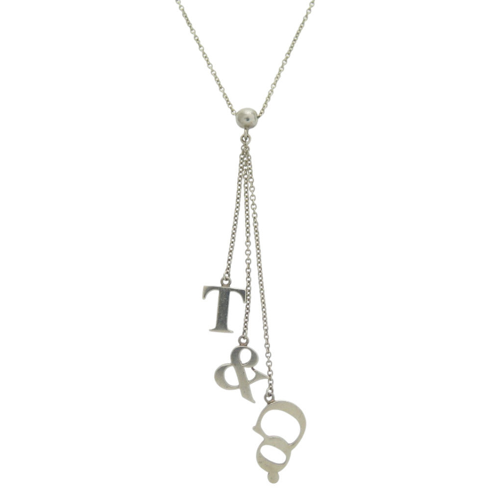 美品 ティファニー スイングネックレス T&Co. アイコンロゴ シルバー925 シルバー ネックレス 1074【中古】TIFFANY&Co.