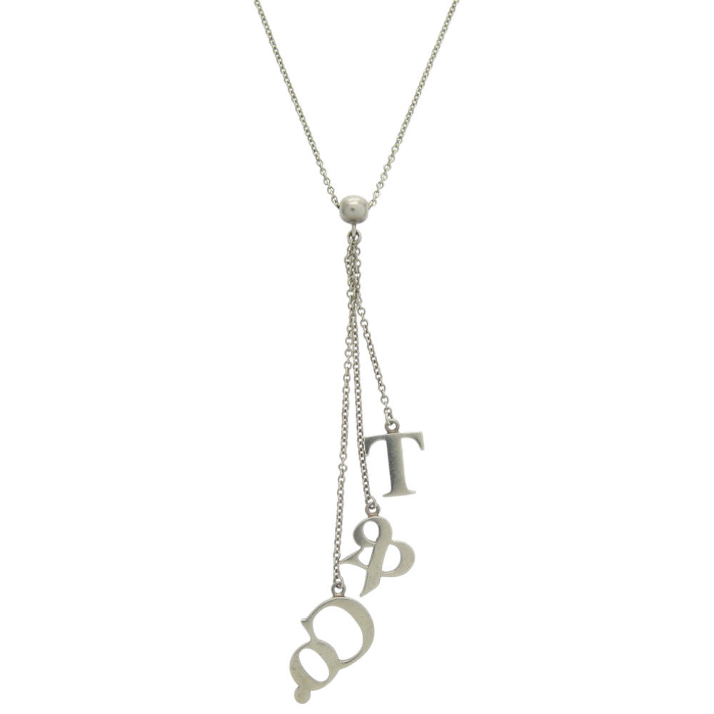 美品 ティファニー スイングネックレス T&Co. アイコンロゴ シルバー925 シルバー ネックレス 1074【中古】TIFFANY&Co.