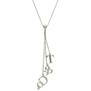 美品 ティファニー スイングネックレス T&Co. アイコンロゴ シルバー925 シルバー ネックレス 1074【中古】TIFFANY&Co.