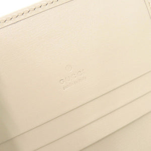 新品同様 グッチ ジャッキー1961 645536 レザー アイボリー系 二つ折り財布 1093【中古】GUCCI