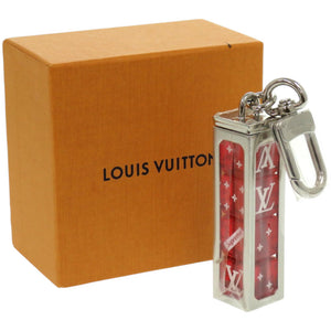 未使用品 ルイヴィトン × シュプリーム ダイス MP2073 メタル プラスチック レッド LV 赤 キーホルダー 1102【中古】LOUIS VUITTON レディース