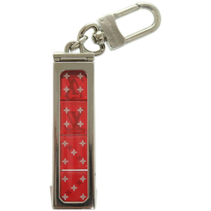 未使用品 ルイヴィトン × シュプリーム ダイス MP2073 メタル プラスチック レッド LV 赤 キーホルダー 1102【中古】LOUIS VUITTON レディース