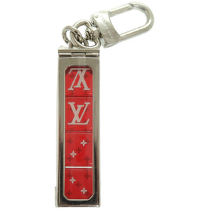 未使用品 ルイヴィトン × シュプリーム ダイス MP2073 メタル プラスチック レッド LV 赤 キーホルダー 1102【中古】LOUIS VUITTON レディース