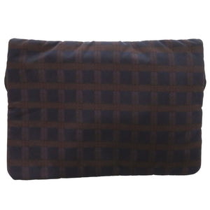 美品 マルニ × ポーター オンブレチェック ナイロン ネイビー ボルドー サコッシュ ショルダーバッグ 1153【中古】MARNI メンズ