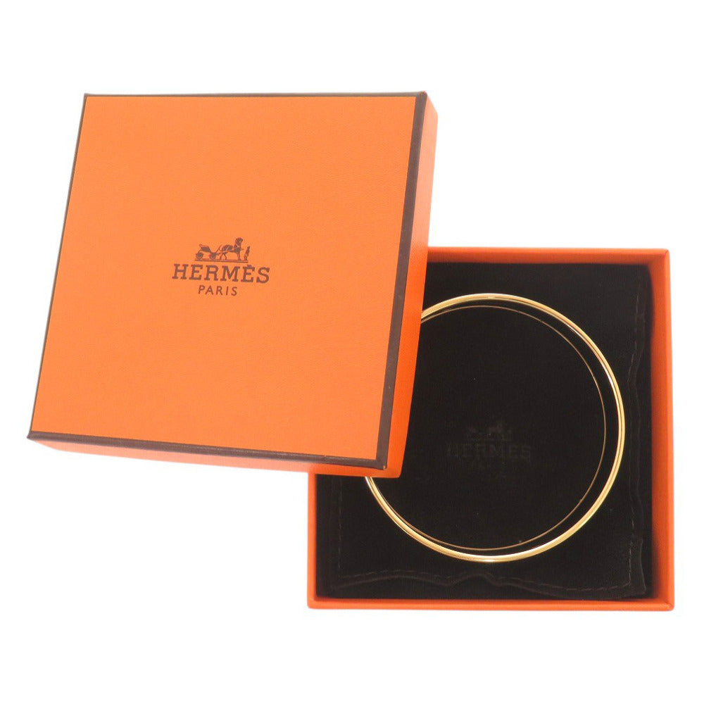新品同様 エルメス エマイユ GM メタル マルチカラー バングル 1186【中古】HERMES
