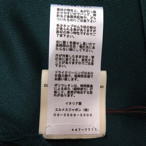 新品同様 エルメス ニットセーター 無地 長袖 シルク ポリアミド グリーン 緑 セーター 1223【中古】HERMES