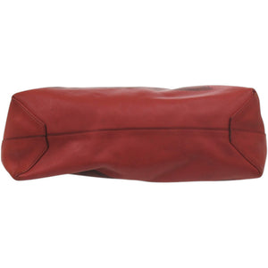 エルメス ドゥブルセンス45 リバーシブル バイカラー レザー ヴォーシッキム レッド □P刻印 赤 トートバッグ 1228【中古】HERMES