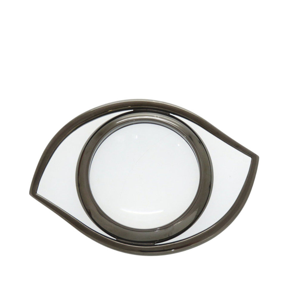 新品同様 エルメス ウィユ ド クレオパトラ ジャン コクトー デザイン ルーペ ガンメタリック メタル 拡大鏡 虫眼鏡 1235【中古】HERMES