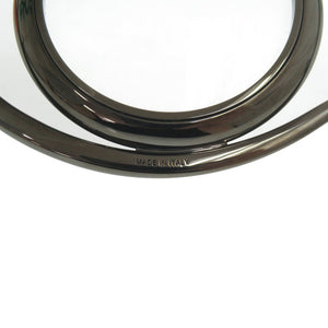 新品同様 エルメス ウィユ ド クレオパトラ ジャン コクトー デザイン ルーペ ガンメタリック メタル 拡大鏡 虫眼鏡 1235【中古】HERMES