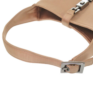 美品 グッチ ヴィンテージ ジャッキー 005 0775 サテン ピンク ハンドバッグ 1245【中古】GUCCI